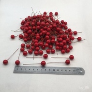 10mmChristmas Chinese Hawthorn Simulation Foam Berry Christmas Accessories Gift BoxDIYGarland Rattan Simulation Plant
