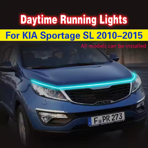 Car Hood Light Led Strip Fog lights Waterproof Led Strip Lights Flexible Decorative Ambient Lamps DR