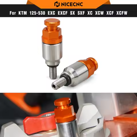 M4x0.7 Fork Air Bleeder Valves For KTM EXC 300 EXC 380 SX 65 SX 85 SX 125 SXF 450 SXF 350 XCW 450 69