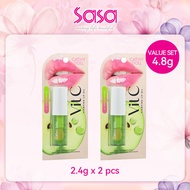 Cathy Doll Vitamin C Lip Oil Value Set (01 Green Apple Flavor) (2.4g x 2 pcs)