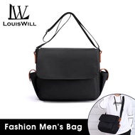 LouisWill Men Bags Mens Shoulder Bag Large Capacity Messenger Bag Waterproof Crossbody Bag Postman C