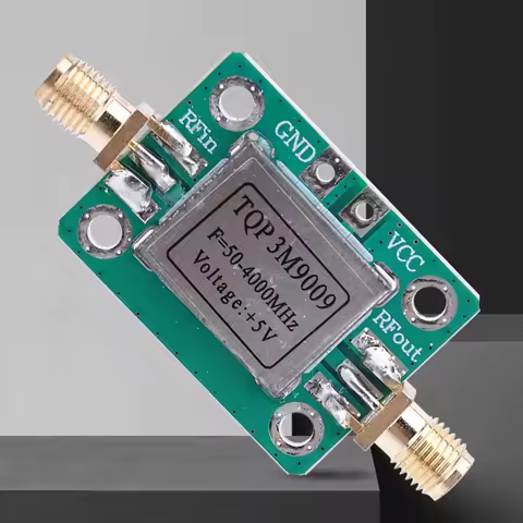 Wideband Amplifier LNA Module with Shielding Shell TQP3M9009 Broadband RF Signal Amplifier 50-4000MH