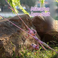 Pink macaron combo Carbon lure rod 1.5m/1.68m-UL 1.8m/2.1m/2.4m-M Ultra-light Rod spinning Rod ul