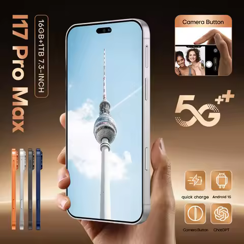 2026 NEW i17 Pro Max 5G Dual Card 8000mAh Battery 7.3HD Global Edition Original Cheap Smart Android 