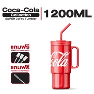 ของขวัญคริสต์มาส COCA COLA x  GERM  แก้วน้ําเก็บความเย็น Bawang Cup ถ้วยน้ําฟางความจุขนาดใหญ่ 316 สแ