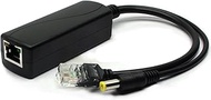 ANVISION Active 48V to 12V PoE Splitter Adapter, IEEE 802.3af Compliant 10/100Mbps, DC 12V Output fo