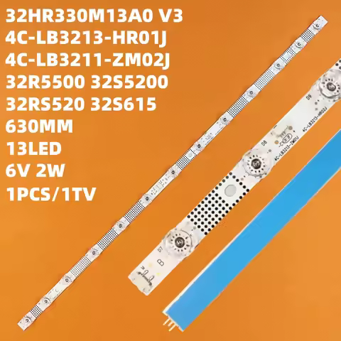 LED Backlight Strip For 13LED 32S335 32S331 32F68 32S615 32D4300 32S6201 32S5200 TCL_32F6B_13EA_3030