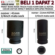 MATA APR S23 truck wheel socket 41mm and 21mm box anvil size 3/ 4inch king of crmo socket wrench