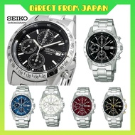 【Japanese genuine product】SEIKO Men's Watches Chronograph/battery operated quartz/Available in 5 Colors battery operated quartz multi-needle analog SBTQ039 SBTQ041 SBTQ043 SBTQ045 SBTQ071 White Black Black &amp; Gold Red Blue[Direct From Japan]