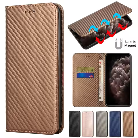 Luxury Carbon Fiber Phone Case For Huawei Honor 9A 9C 9S 8A 9X 10 10X 10i 20 P30 Pro P40 Lite E Cove
