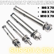 Dynabolt Stainless Concrete Bolt SUS 201 & 304