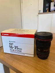 Canon 佳能 EF16-35mm f/2.8L II USM紅圈大光圈超廣角鏡頭