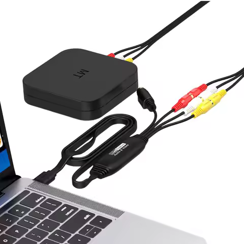 USB Video Capture Card VHS VCR TV DVD Audio Capture Adapter Card RCA To USB Video Converter for PC