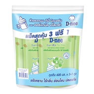 D-nee Baby Bottle Cleanser Organic Aloe Vera Formula 600 ml x 3 + 1 bag
