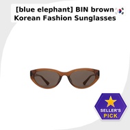 [blue elephant] BIN brown Korean Fashion Sunglasses / Korean Fashion Sunglasses / Cat-Eye Frame by t