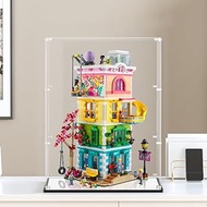 2cm Walnut Wood Grain Display Box, Coffee Black high-end countertop Display Box, Suitable for Lego 4