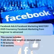 Facebook Ads & Facebook Marketing MASTERY 2025  Course | Coursenvy Facebook Marketing from beginner 