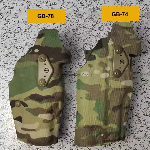 6354DO Tactical Holster for G17 G19 Compatible With X300 Lights Leg Shroud Drop Holster QLS Quick Mo