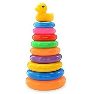9-ring duck stacking tower toy