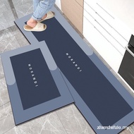 Kitchen Floor Mat Wipeable Door Mat Absorb Water Oil Diatom Mud Foot Mat Household Mat Waterproof Oi