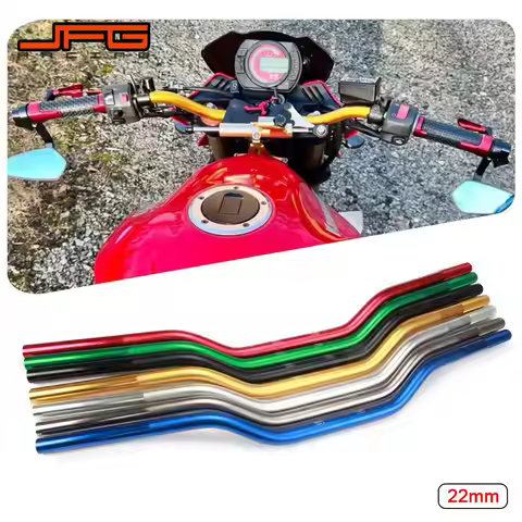 7/8" 22mm Motorcycle Handlebars Handle Bar Clamps Aluminum For SUZUKI YAMAHA KAWASAKI EXC SX SXF YZ 