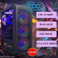 MAX PC graphic design gaming computer CPU core i5 9400F, 16GB Ram, 256GB SSD, 1050TI Card + Gift