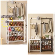 [免運費 Free Delivery] 超薄經濟傾斜式鞋架連衣帽架 門口位狹窄鞋架, 衣帽架|Inclined Doorway Narrow Shoes Rack Clothes Tree all i