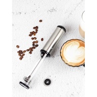 Coffee Milk Frother Stainless Steel Hand-Held Electric Blender Household Hot and Cold Milk Blender Milk Frother
