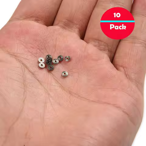 10pcs 681ZZ Miniature Mini Ball Bearings Metal Open Micro Bearing 1x3x1mm