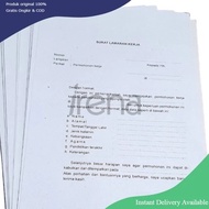 (95 lembar) Form Surat Lamaran Kerja