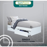 🔥READY STOCK🔥SamPoint Wooden Single Bedframe with Headboard/Katil Double Kayu/Queen Size/Katil Double/Katil Single