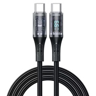 Type C 66W Charging Cable, Braided Type C Charging Cord, Super Fast Charging Cable with Screen, 66W 