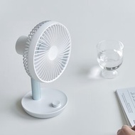 LUMENA STAND 3Z USB桌上型擺頭隨行風扇-雪白