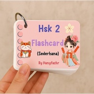 HSK 2 Mandarin Vocabulary Flashcards – Format CompactRing, Can Be Carried Anywhere