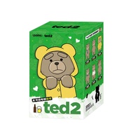 กล่องปริศนาตุ๊กตาหมีเท็ดดี้แอคชั่น POP MART Ted2 1 ชิ้น/6 ชิ้น กล่องตาบอด POP MART ฟิกเกอร์แอคชั่นขอ