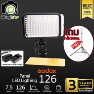 Godox LED 126 - ฟรี ขาตั้ง 200ซม. - 7.5W 5500K-6500K - รับประกันศูนย์ Godox Thailand 3ปี / Digilife