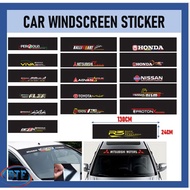 Sticker Front Car Windscreen Windshield Sticker 130cm X 24cm Car Mirror Stickers