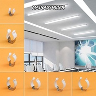 MAINAUSHUI6K 5Pcs Lamp Tube Clip, With Rubber Protection Clamp Holders Spring Terry Clip, Fixing Cli