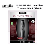 ANDIS SLIMLINE PRO LI CORDLESS TRIMMER-BLACK (32485)