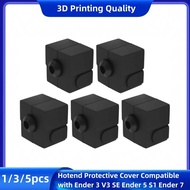 1-5pcs Ender 3 V3 Se Silicone Sock Cover, 3d Printer Parts For Ender 3 V3 Se/ender 5 S1 / Ender 7 Ho