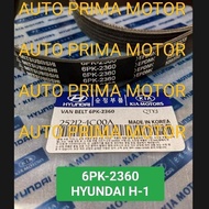 . Fan Van V Belt Belting FanTALI 6Pk2360 HYUNDAI H1 H-1 6Pk-2360
