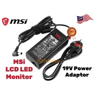MSi 19V LCD LED Monitor Adapter with Power Cord