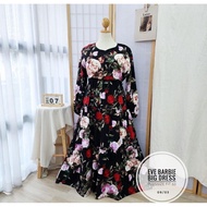 DRESS PLUS SIZE FIT DADA 46 48 50 DRESS PREGNANT DRESS BF/MENYUSU DRESS ZIP DADA DRESS MUSLIMAH DRES