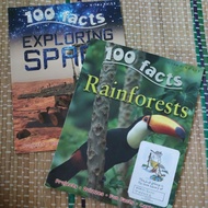100 Facts Books by Miles Kelly (Preloved)