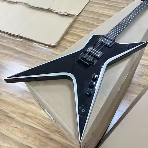 Custom Washburn Dimebag Electric Guitar HH Pickups With Floyd Rose Tremolo Electric Guitar-Themed Gi