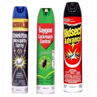 Shieldtox/Ridsect/Baygon Mosquito & Cockroach Spray 600ml 660ml 720ml 杀虫剂