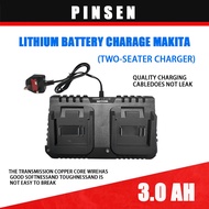 PINSEN MAKITA 3A Dual-Slot Lithium Battery Charger – High-Power 3.0Ah Fast Charger for Cordless Tool