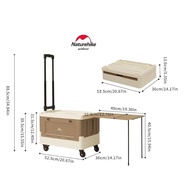 Naturehike 42L Folding Storage Box Trolley with Side Table 3 Sides Opening Stackable CNK2350XB012 Ca