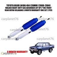 TOYOTA HILUX LN106 4X4 (20MM) (2000-2004) WALDEX HEAVY-DUTY GAS ABSORBER LIFT UP 2"INC DEPAN BELAKANG 1 SET 2 PCS