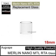 (0_0) Augvape MERLIN NANO MTL RTA Replacement Glass | kaca tank